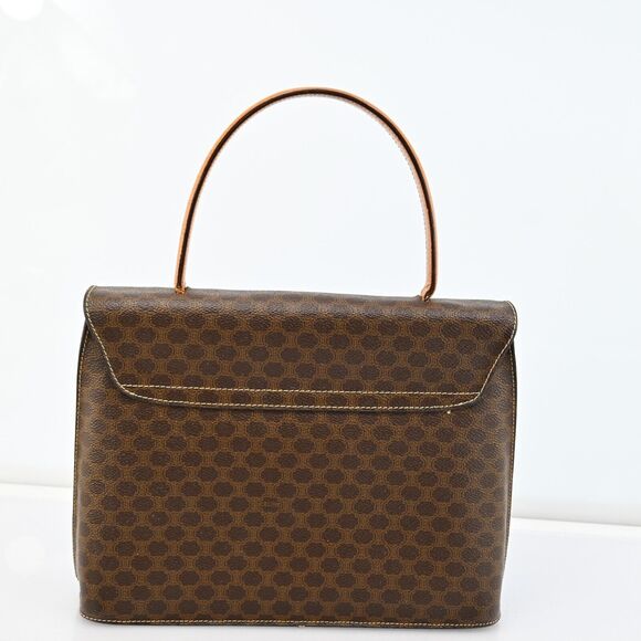 Auth Celine Macadam Canvas Hand Bag Pvc #159460C25B - Picture 2 of 15